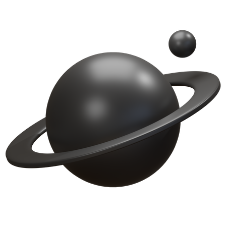 Saturn planet  3D Icon