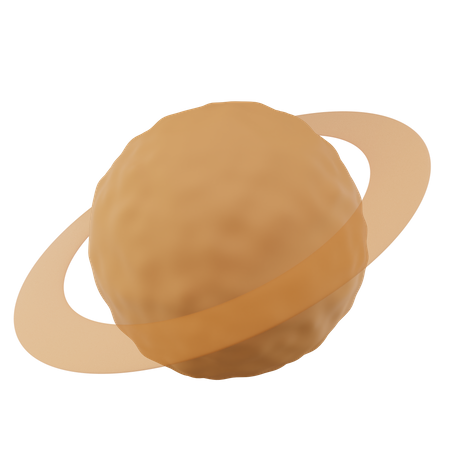 Saturn planet  3D Icon