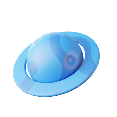 Saturn Planet  3D Illustration