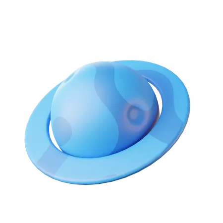 Saturn Planet  3D Illustration