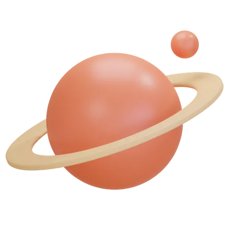 Saturn Planet  3D Illustration