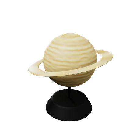 Saturn planet 3D Illustration