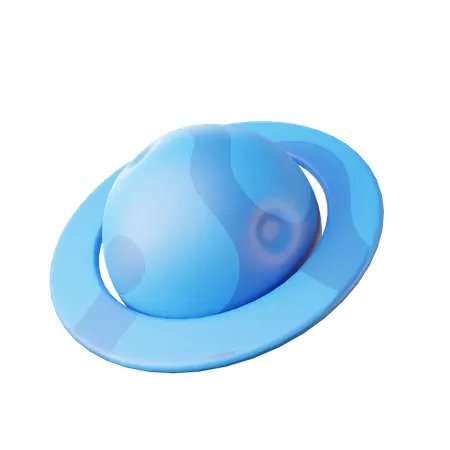 Saturn Planet 3D Illustration