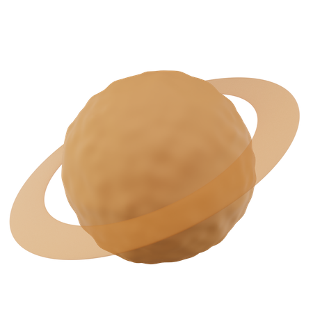 Saturn planet  3D Icon