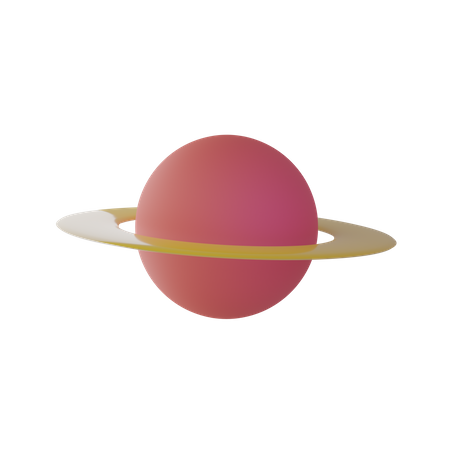 Saturn Ring 3D Illustration