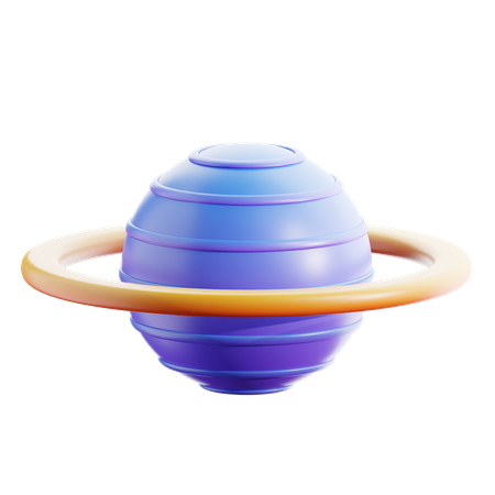 Saturne  3D Icon