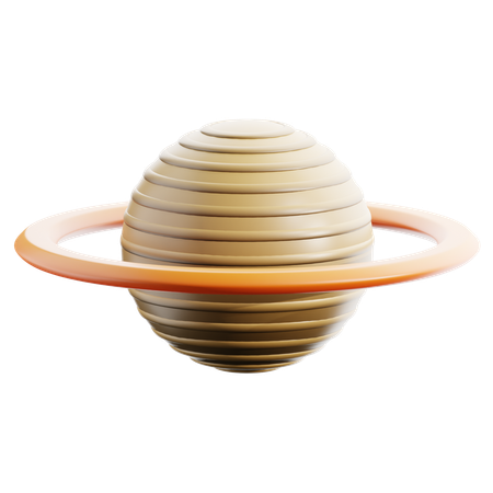 Saturne  3D Icon