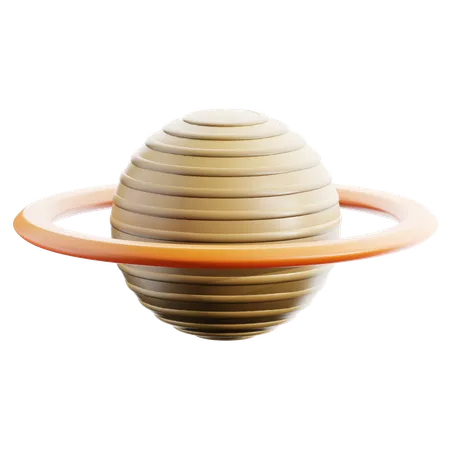 Saturne  3D Icon