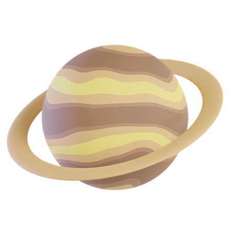 Saturne  3D Icon