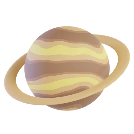 Saturne  3D Icon