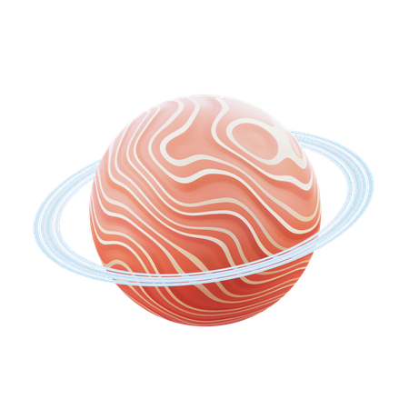 Saturne  3D Icon