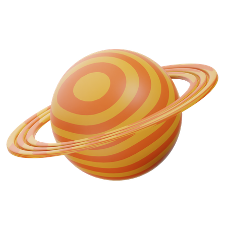 Saturne  3D Icon