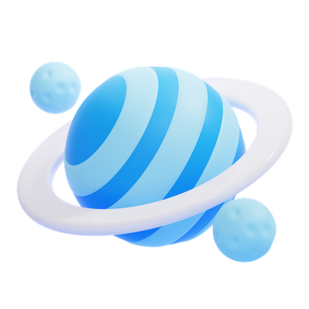 Saturne  3D Icon