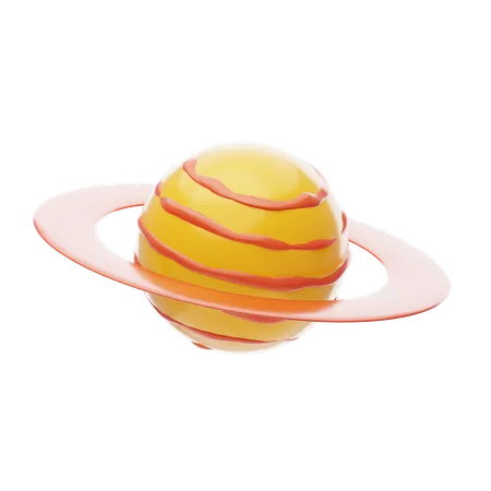 Saturne  3D Icon