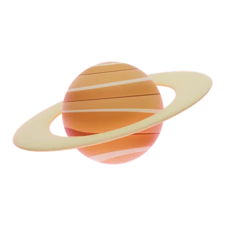 Saturne  3D Icon