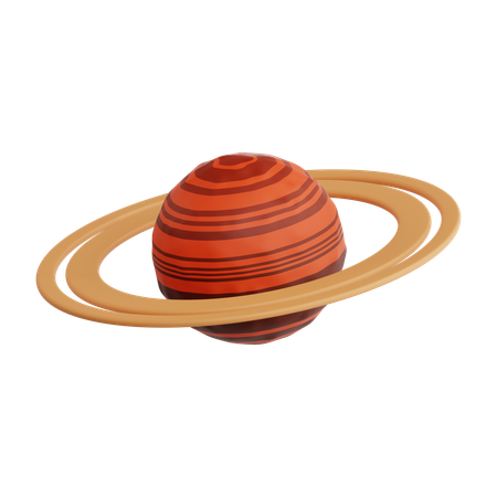 Saturne  3D Icon