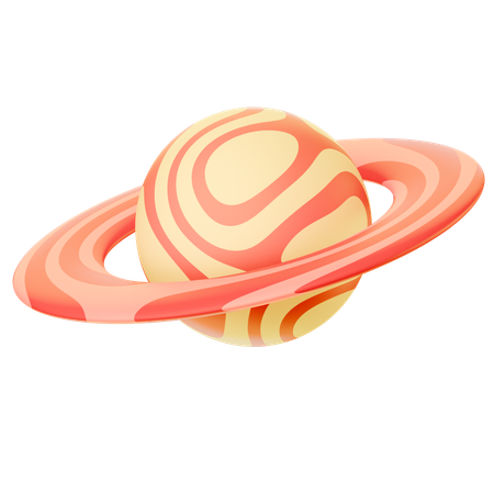 Saturne  3D Icon