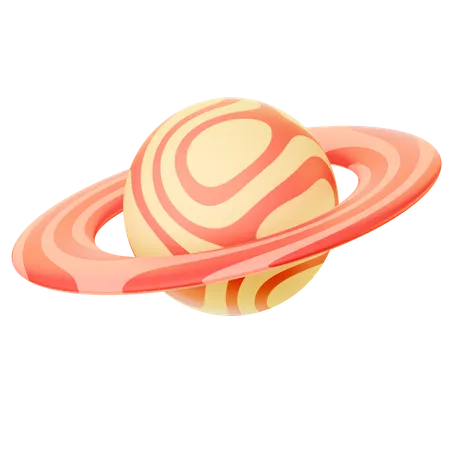 Saturne  3D Icon