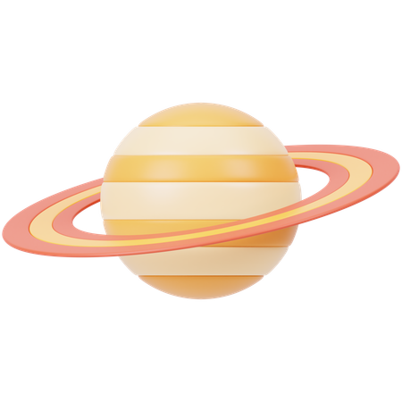 Saturne  3D Icon