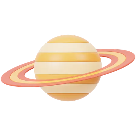 Saturne  3D Icon