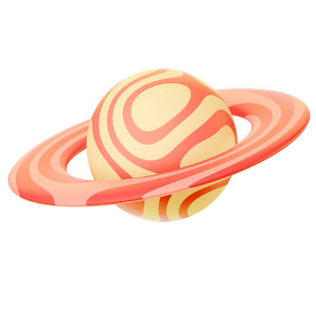 Saturne  3D Icon