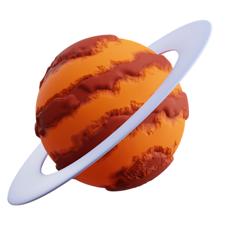 Saturne  3D Illustration