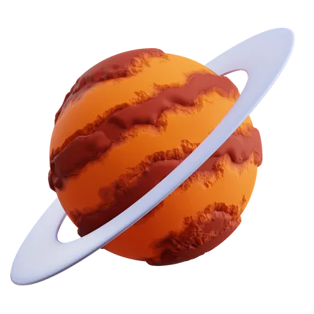 Saturne  3D Illustration