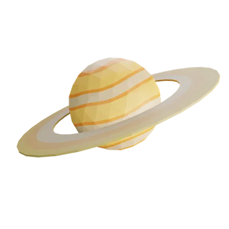 Saturne  3D Illustration