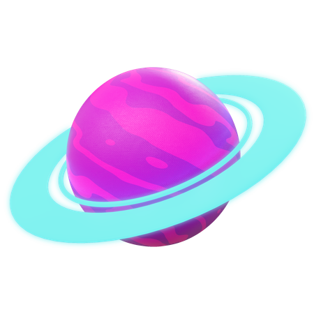 Saturne  3D Icon