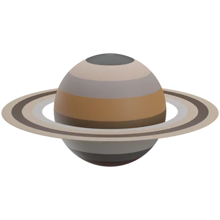 Saturne  3D Illustration