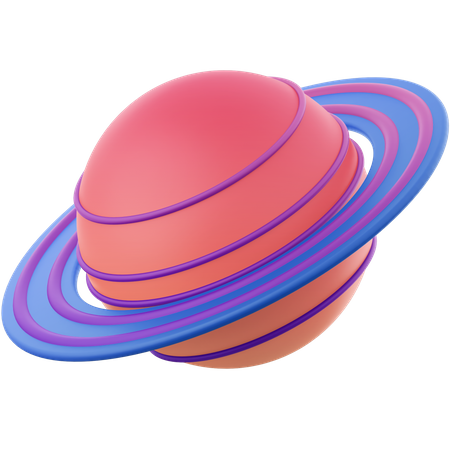 Saturne  3D Illustration