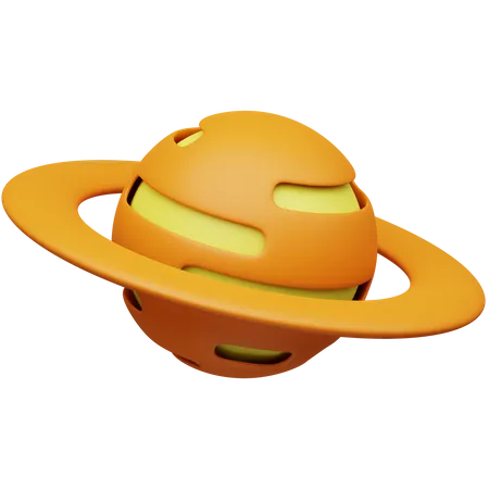 Saturne  3D Icon