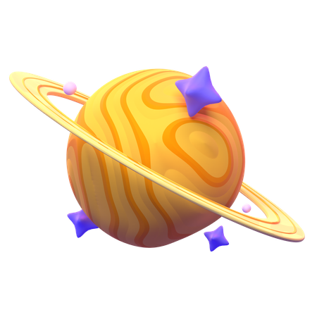 Saturne  3D Icon