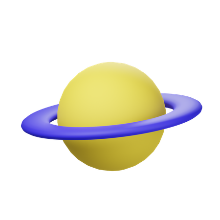 Saturne  3D Icon