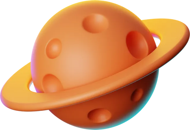 Saturne  3D Icon