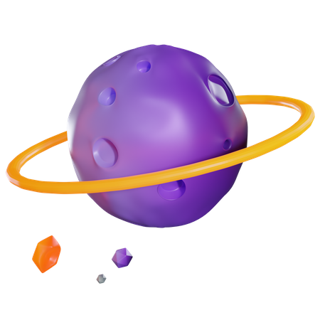 Saturne  3D Icon