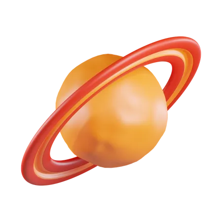 Saturne  3D Icon