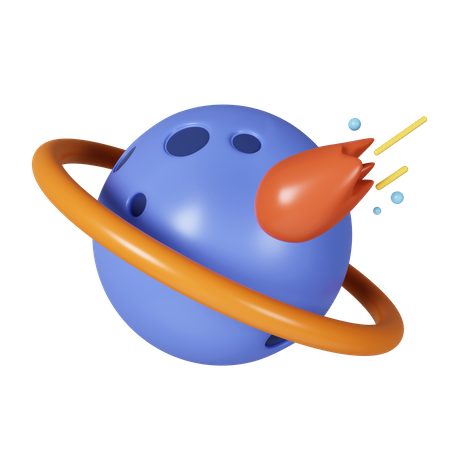 Saturne  3D Icon