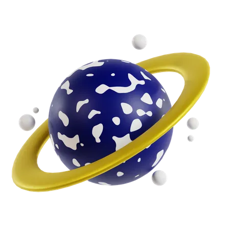 Saturne  3D Icon