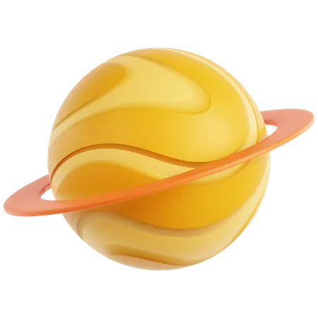 Saturne  3D Icon