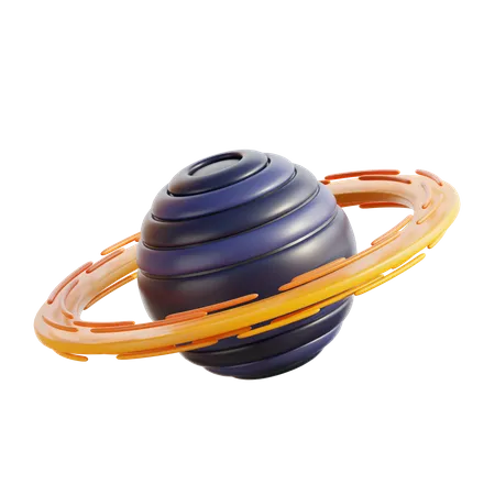 Saturne  3D Icon