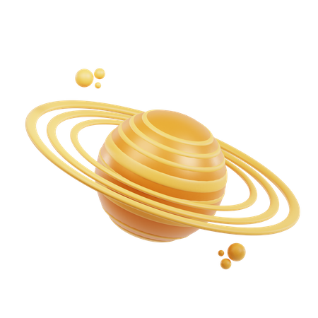 Saturne  3D Icon