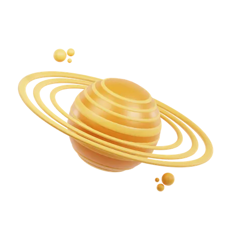 Saturne  3D Icon