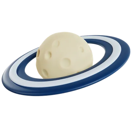 Saturne un espace  3D Icon