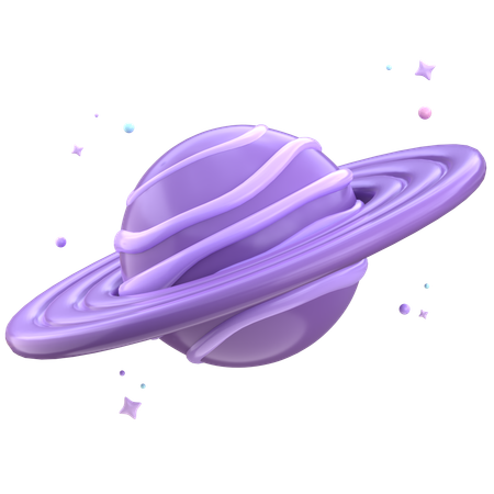 Saturno  3D Icon