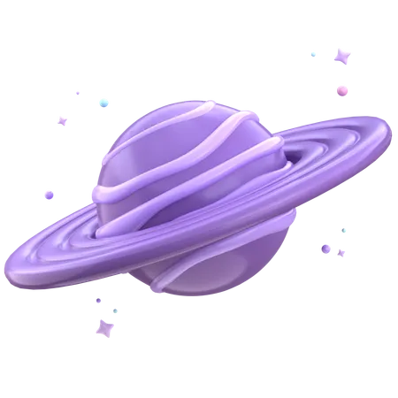 Saturno  3D Icon