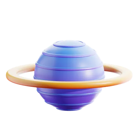 Saturno  3D Icon