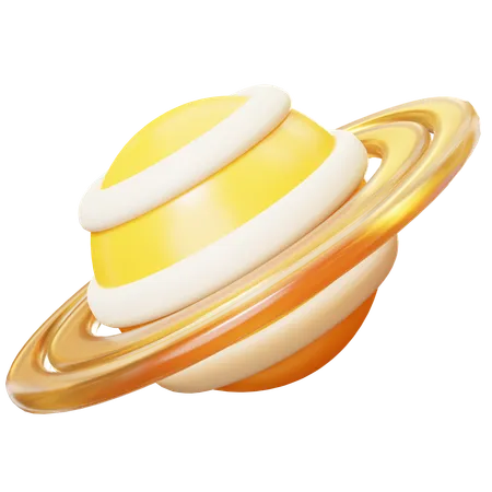 Saturno  3D Icon