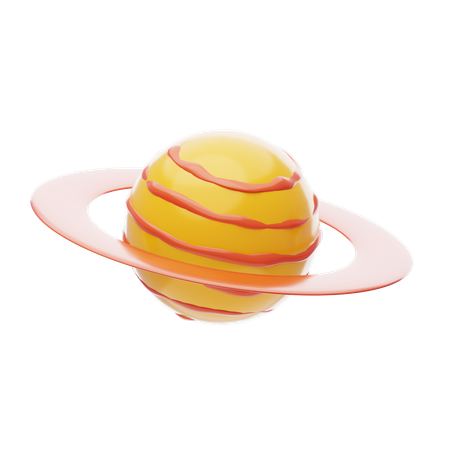 Saturno  3D Icon