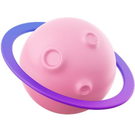 Saturno  3D Illustration